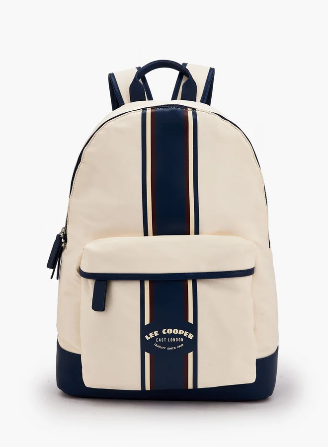 Lee Cooper Striped Backpack With Adjustable Straps